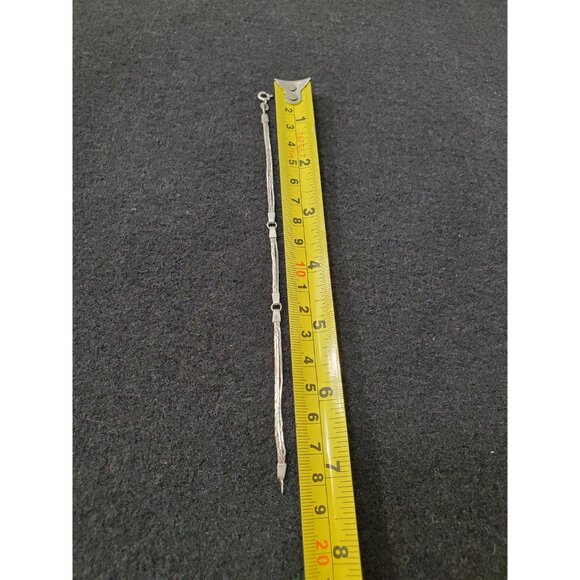 Silver 925 Chain bracelet-Twist Rope Dainty Snake Chain- Herringbone bracelet - Picture 8 of 10